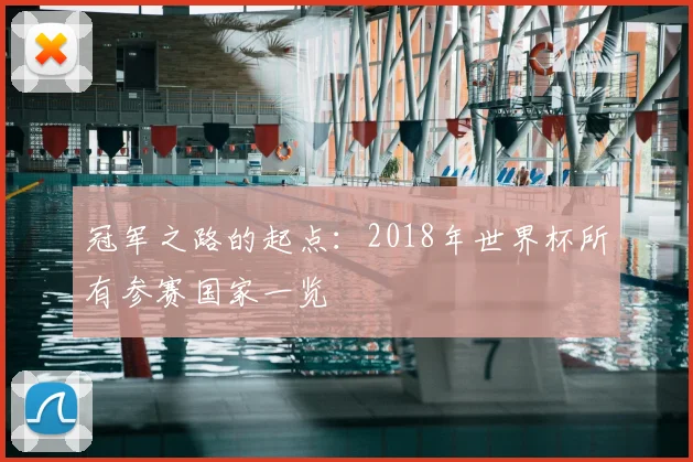 冠军之路的起点:2018年世界杯所有参赛国家一览