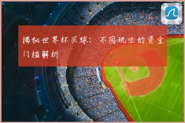揭秘世界杯买球：不同玩法的资金门槛解析